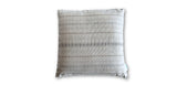 Throw Pillow Grey Linear Weave