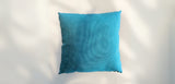 Throw Pillow Blue Turquoise